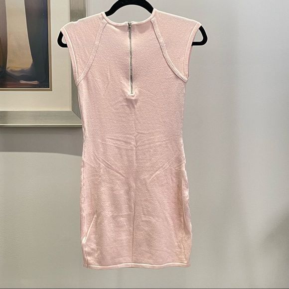 [S]✨NWOT✨FOREVER21✨BUBBLEGUM PINK THICK STRETCHY BODY-CON DRESS - Picture 4 of 7